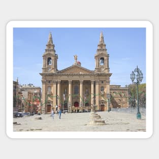 St Publius Church, Floriana, Malta Sticker